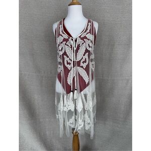 NWOT Anthropologie Beaded Top